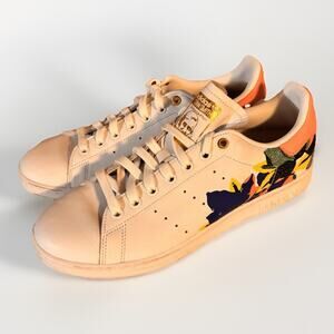 Adidas Stan Smith x Her Studio London White Floral Sneakers Women’s 9.5
